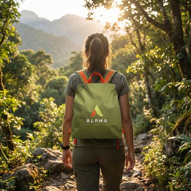 Sac à dos / gymbag polyester recyclé 150g