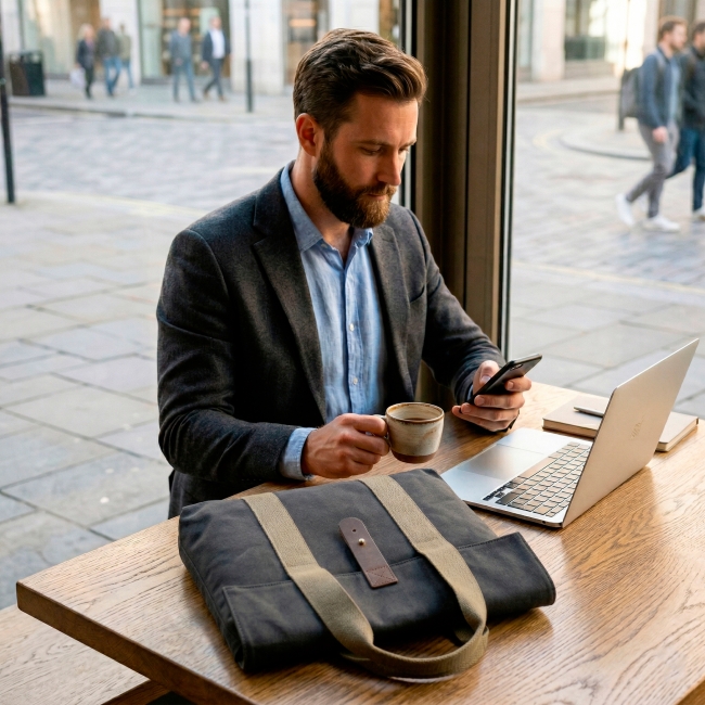 Sacoche canvas de coton 545g EVERYDAY