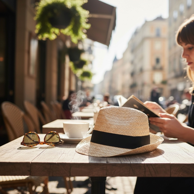 Chapeau paille b. DOULOS