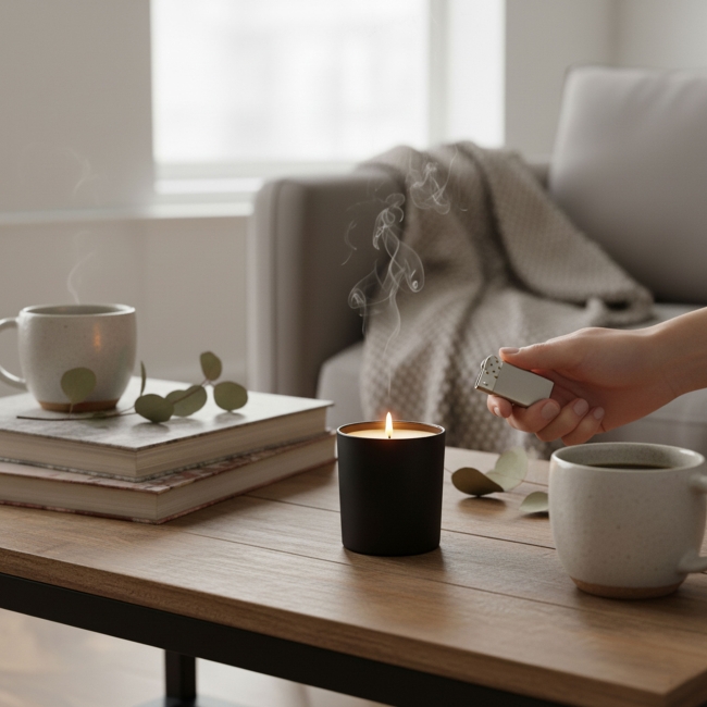 BOUGIE verre 140g (30H)