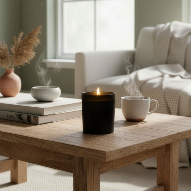 BOUGIE verre 200g (50H)