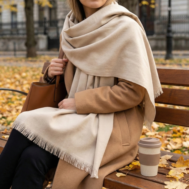 Écharpe coton biologique 130g ALIX