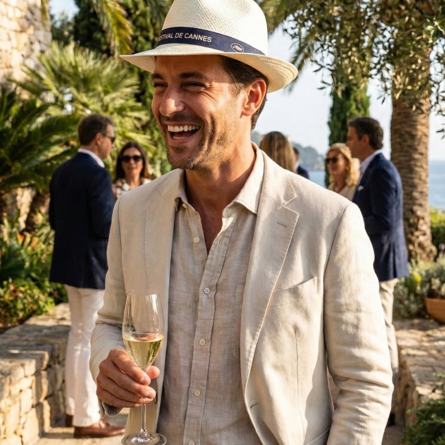 Chapeau papier écru DOULOS