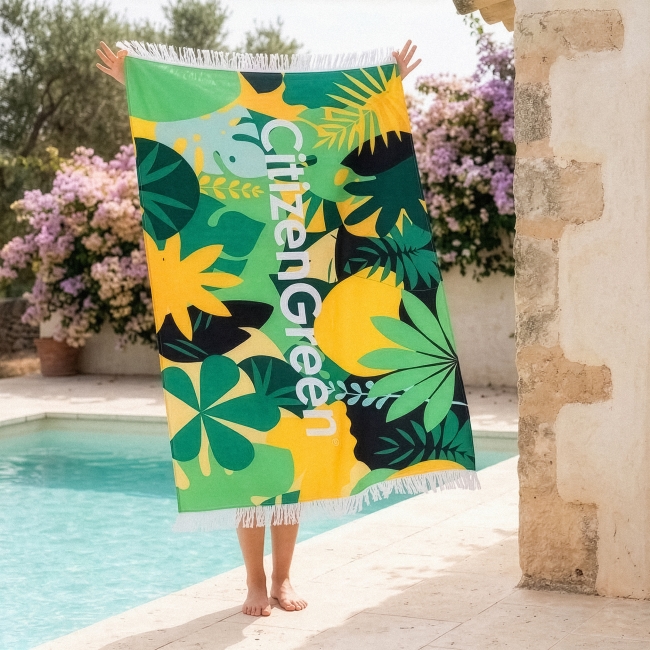 Fouta sublimée 70 x 140 cm