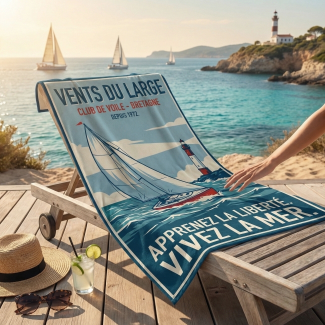 Serviette subli RPET220g