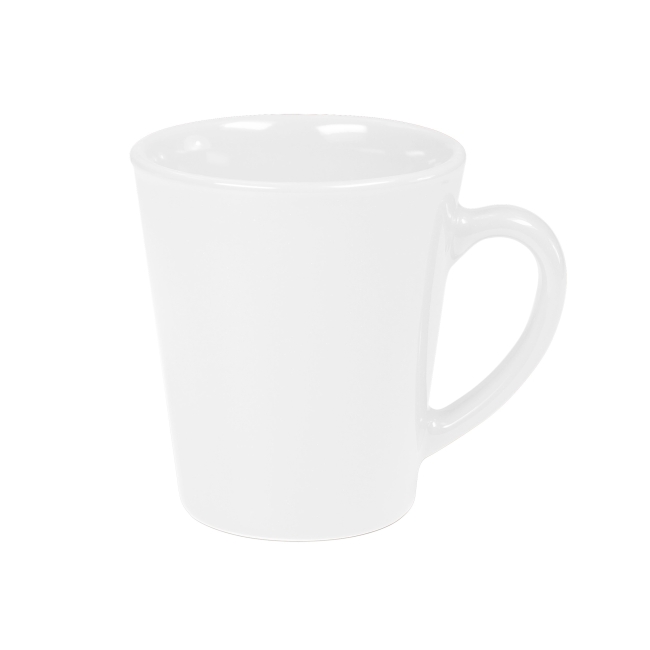Mug céramique blanche brillante 280ml - GABIN