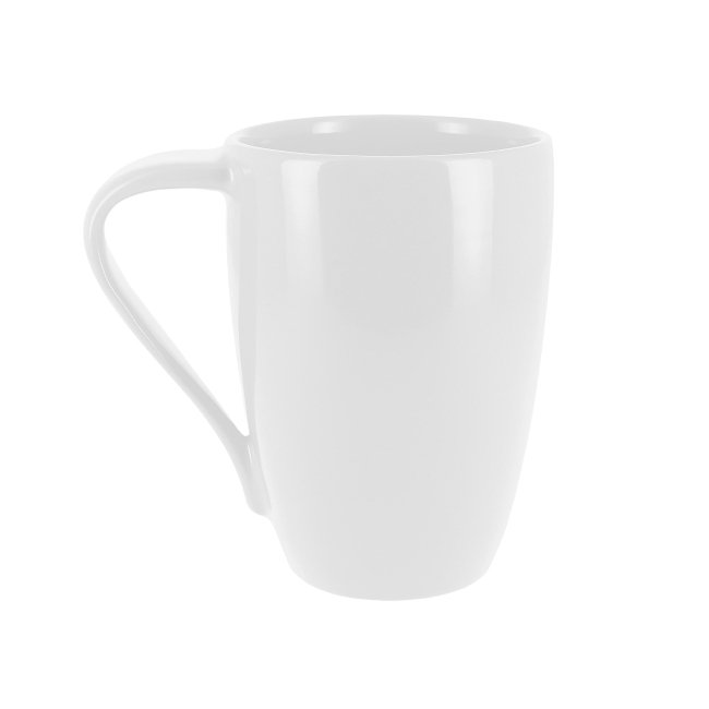 Mug céramique blanche brillante 330ml - QUINCY
