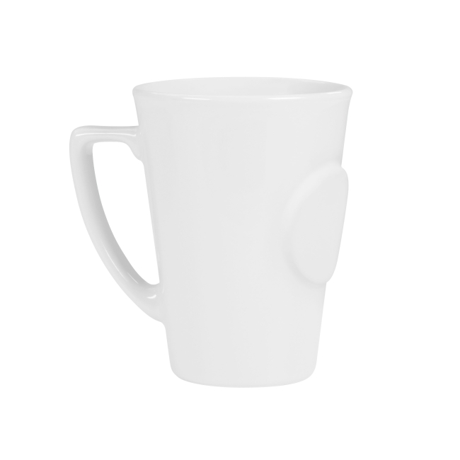 Mug céramique blanche brillante 380ml - REINE