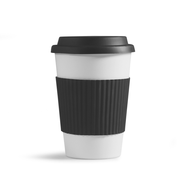 Mug céramique blanche brillante 380ml - LEOCADIE