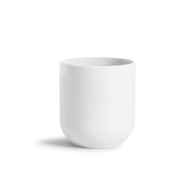 Mug céramique blanche brillante 240 ml - LUCAS
