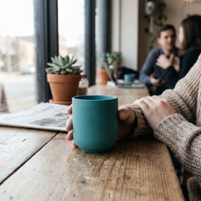 Mug céramique de couleur 240 ml - LUCAS