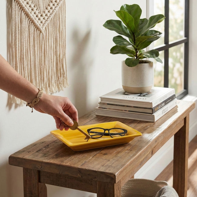 Vide poche céramique de couleur