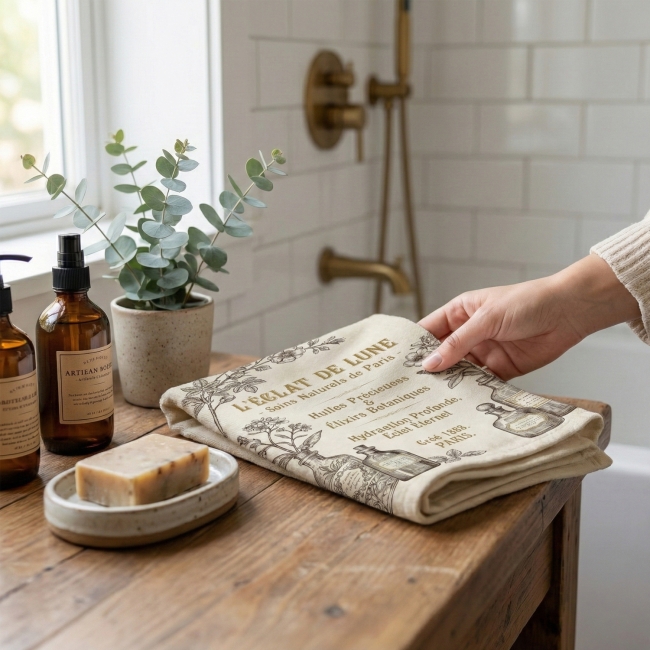 Serviette velours 30 x 50 cm