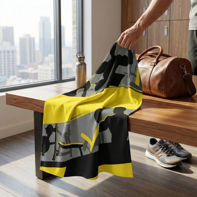 Serviette velours 80 x 160 cm