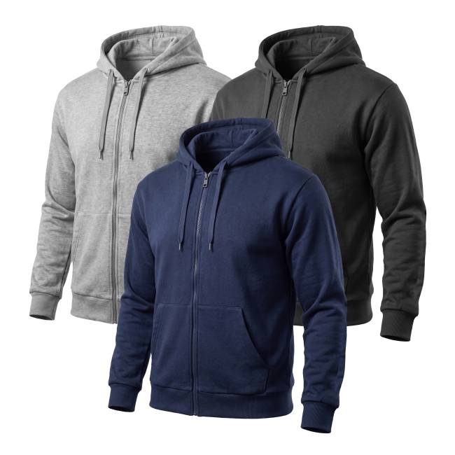Sweat zippé à capuche
