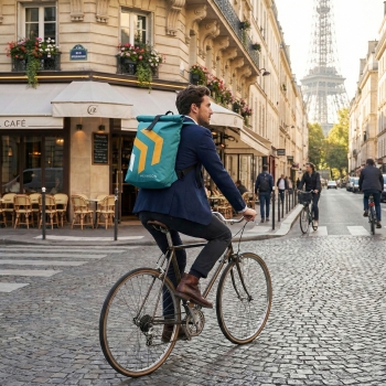 Sac à dos business polyester recyclé 240g