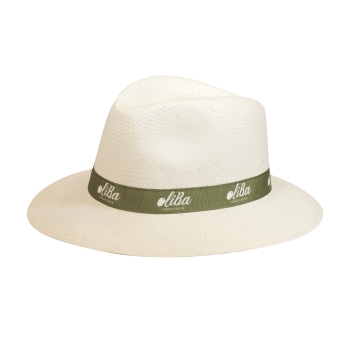 Chapeau papier écru BORSALINO