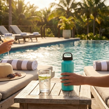 Bouteille aluminium recyclé 450ml