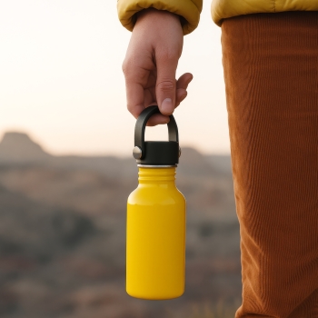 Bouteille aluminium recyclé 600ml