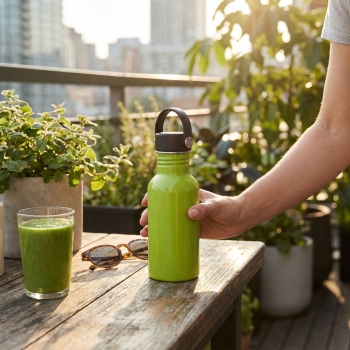 Bouteille aluminium recyclé 600ml