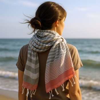 Foulard à franges WIND
