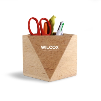 Pot crayons bois HEXAWOOD