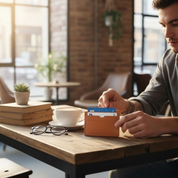 Porte-cartes cuir TINTIN