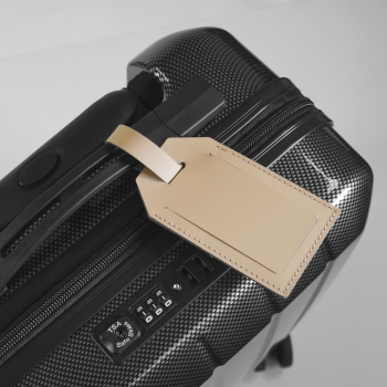 Porte-étiquette cuir régénéré MILOU