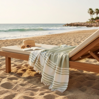 Fouta polycoton 150g SANDY