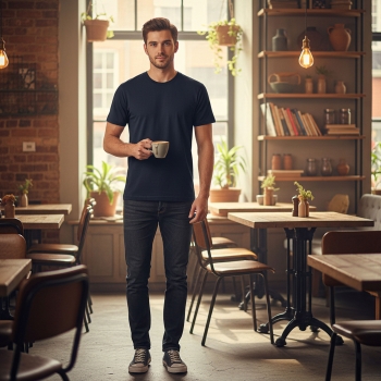 T-Shirt homme coton bio 170g LUCIEN