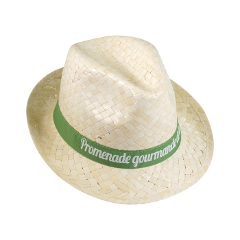 Chapeau paille blanche DOULOS