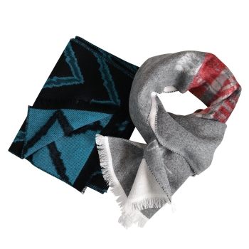 Écharpe jacquard 280g