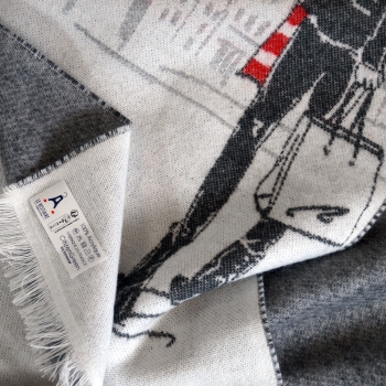 Écharpe jacquard 280g