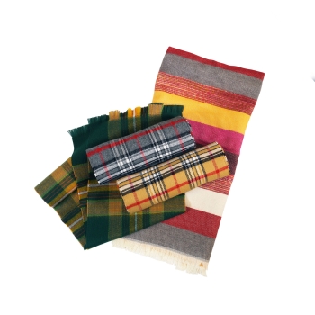 Écharpe jacquard bio 125g