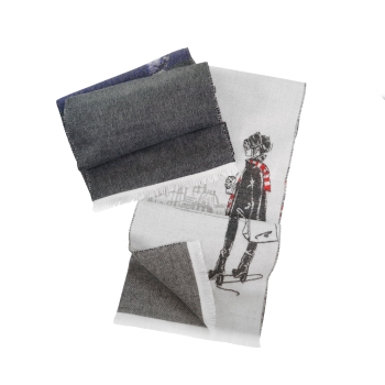 Étole jacquard bio 125g