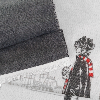 Étole jacquard bio 125g