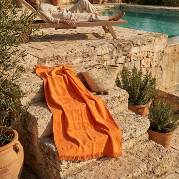 Fouta serviette frangée 70 x 140 cm 450g