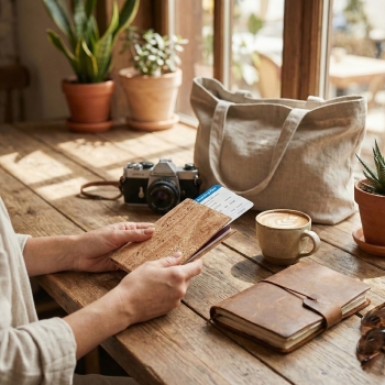 Porte-passeport liège