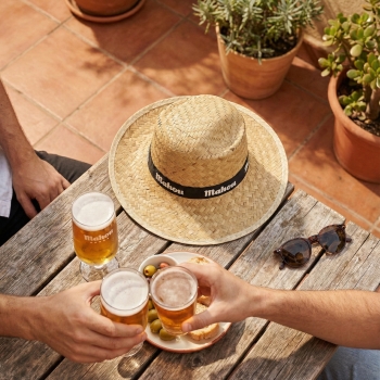 Chapeau paille dorée HAVANA