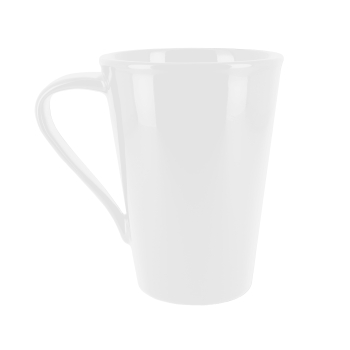 Mug céramique blanche brillante 380ml - HENRIET