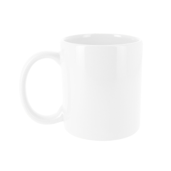 Mug céramique blanche brillante 310ml - BERNIE