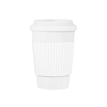 Mug céramique blanche brillante 380ml - LEOCADIE