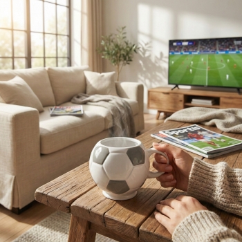 Mug céramique blanc brillant 320 ml - GASPARD