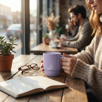 MUG céram. 150ml LEO c.