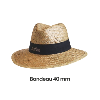 Chapeau paille dorée PANAMA