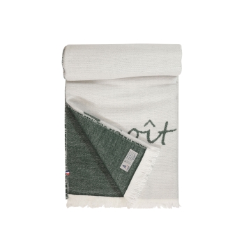 Plaid frangé bio 230g