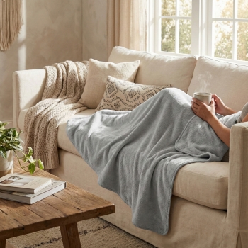 Plaid molleton RPET300g