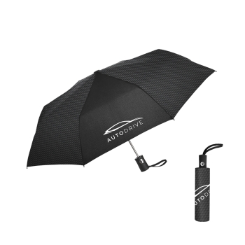 Parapluie pliable poignée rubber
