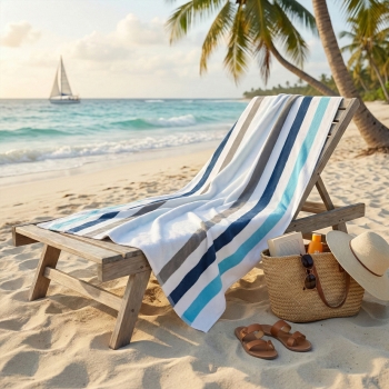 Serviette bouclettes 70 x 140 cm - 450/550g