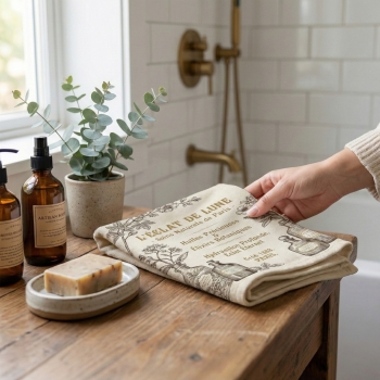 Serviette velours 30 x 50 cm